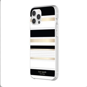 Kate Spade NEW iPhone 12 or 12 Pro Striped Case